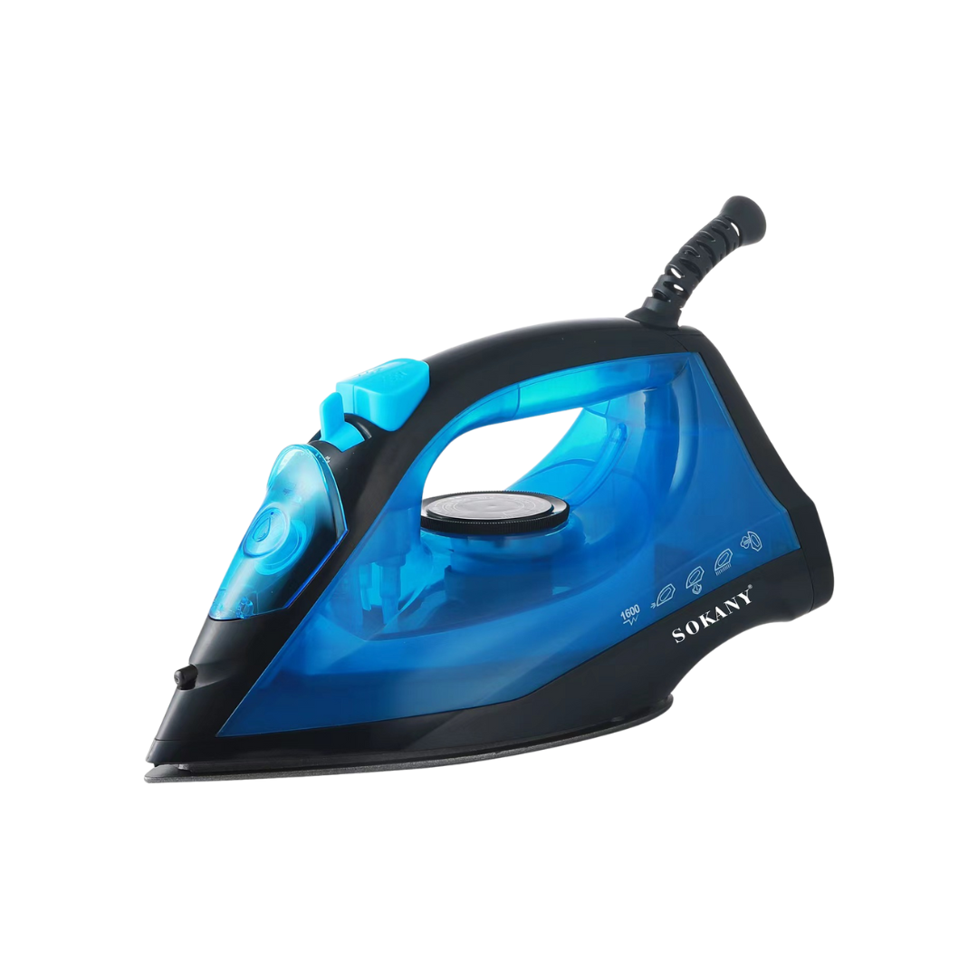 Plancha de Ropa a Vapor Azul 1600W
