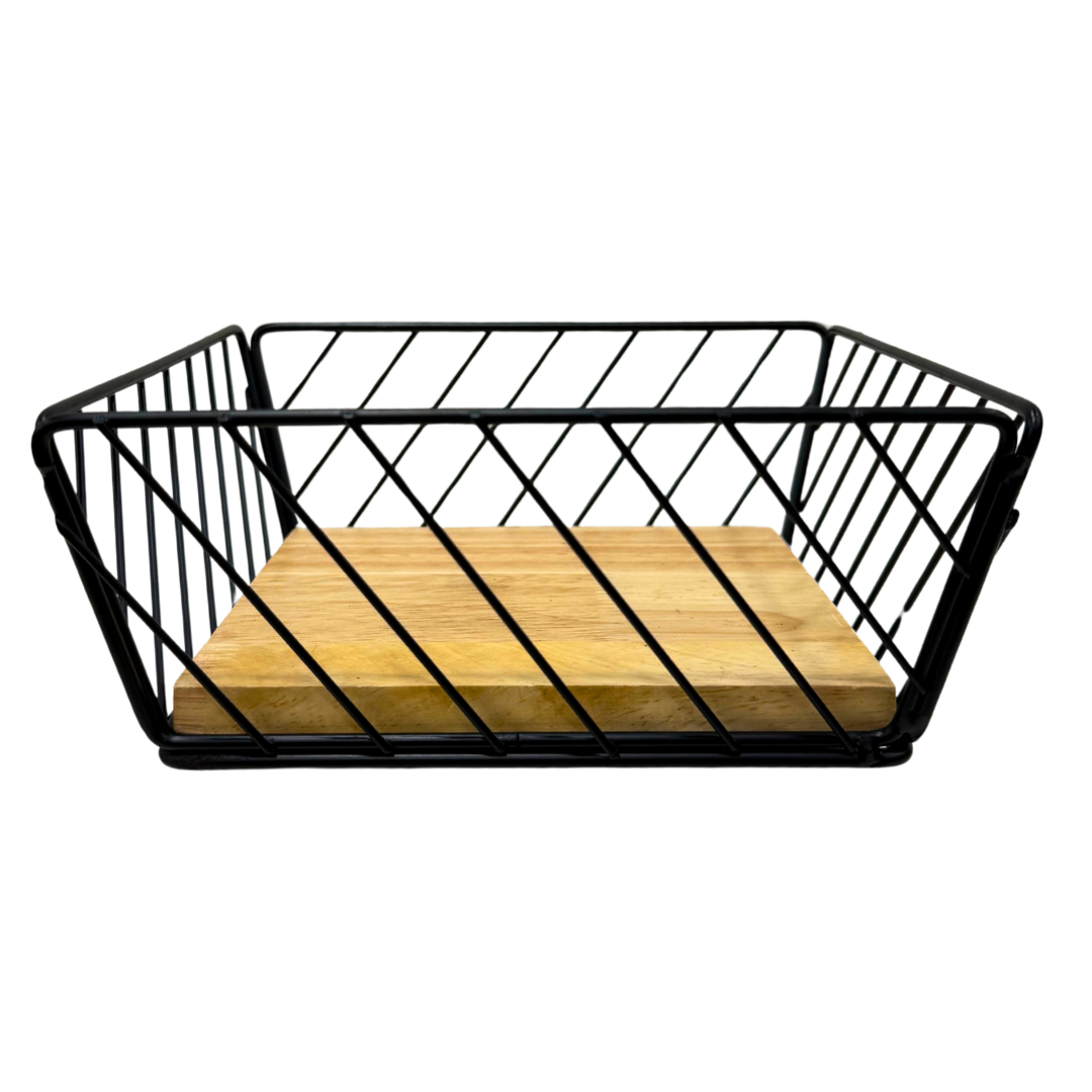 Frutero metálico/madera