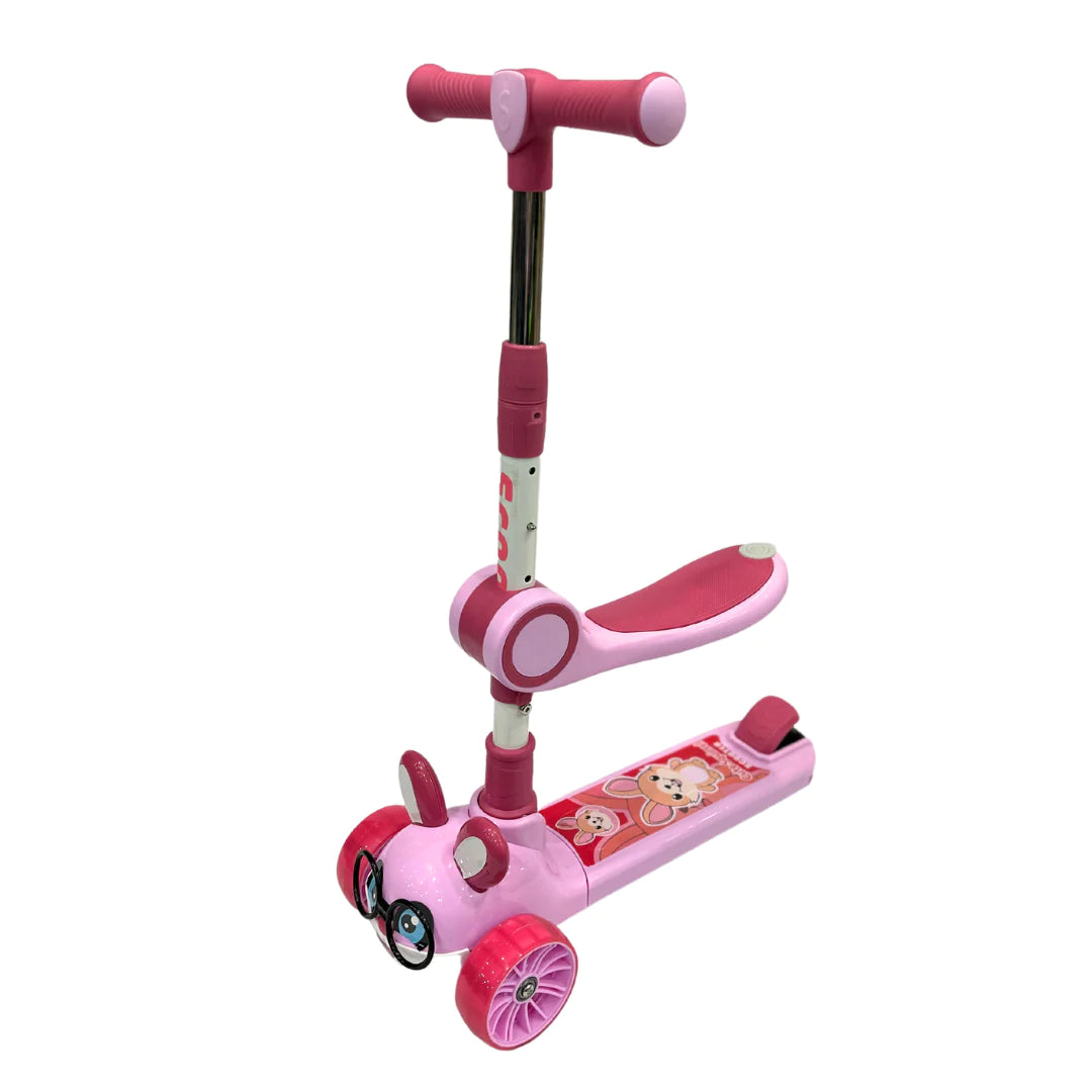 Scooter con asiento de conejo con musica y luces (2-8 AÑOS).