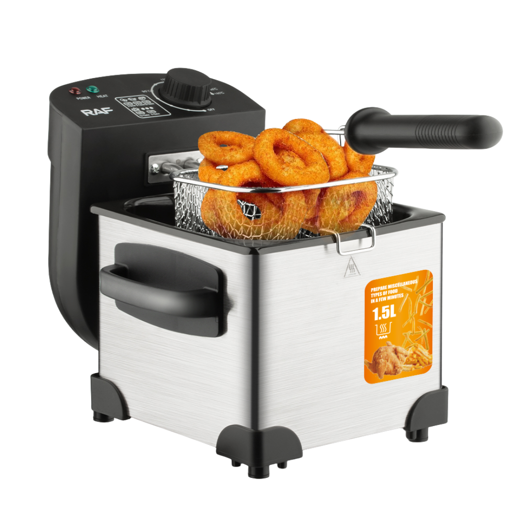 Freidora electrica de 1.5 litros