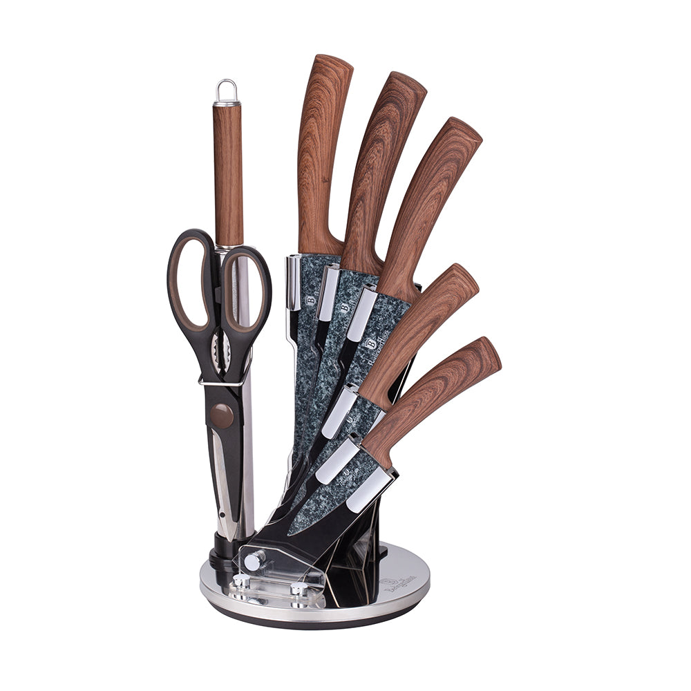 Set de cuchillos con base giratoria Berlinger Haus  BH-2836