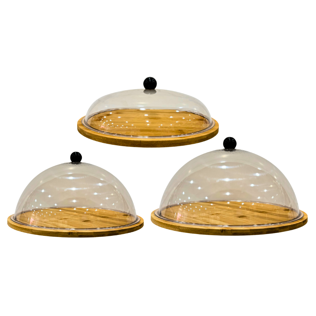 Set de 3 bandejas porta dulce