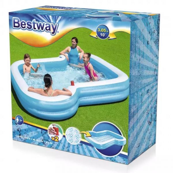 Piscina inflable BestWay 3.05m x 2.74m x 46cm