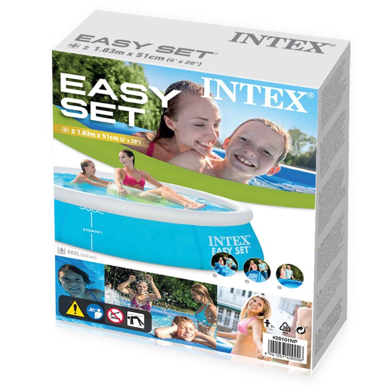 Piscina INTEX  6" X 20" (183 X 51 CM)